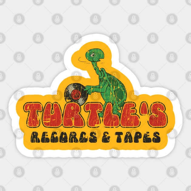 Turtle's Records & Tapes Sticker by JCD666